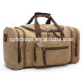 Cotton Canvas Material Travel Bag Big Duffle Travel Bag